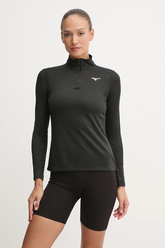 Беговая толстовка Dryaeroflow Mizuno, черный
Беговая толстовка Dryaeroflow Mizuno, черный