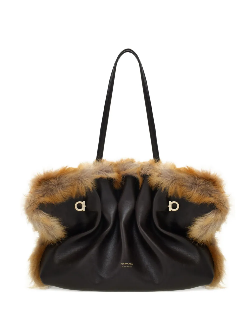 Сумка через плечо среднего размера с отделкой из мягкой телячьей кожи Ferragamo, коричневый
Сумка через плечо среднего размера с отделкой из мягкой телячьей кожи Ferragamo, коричневый