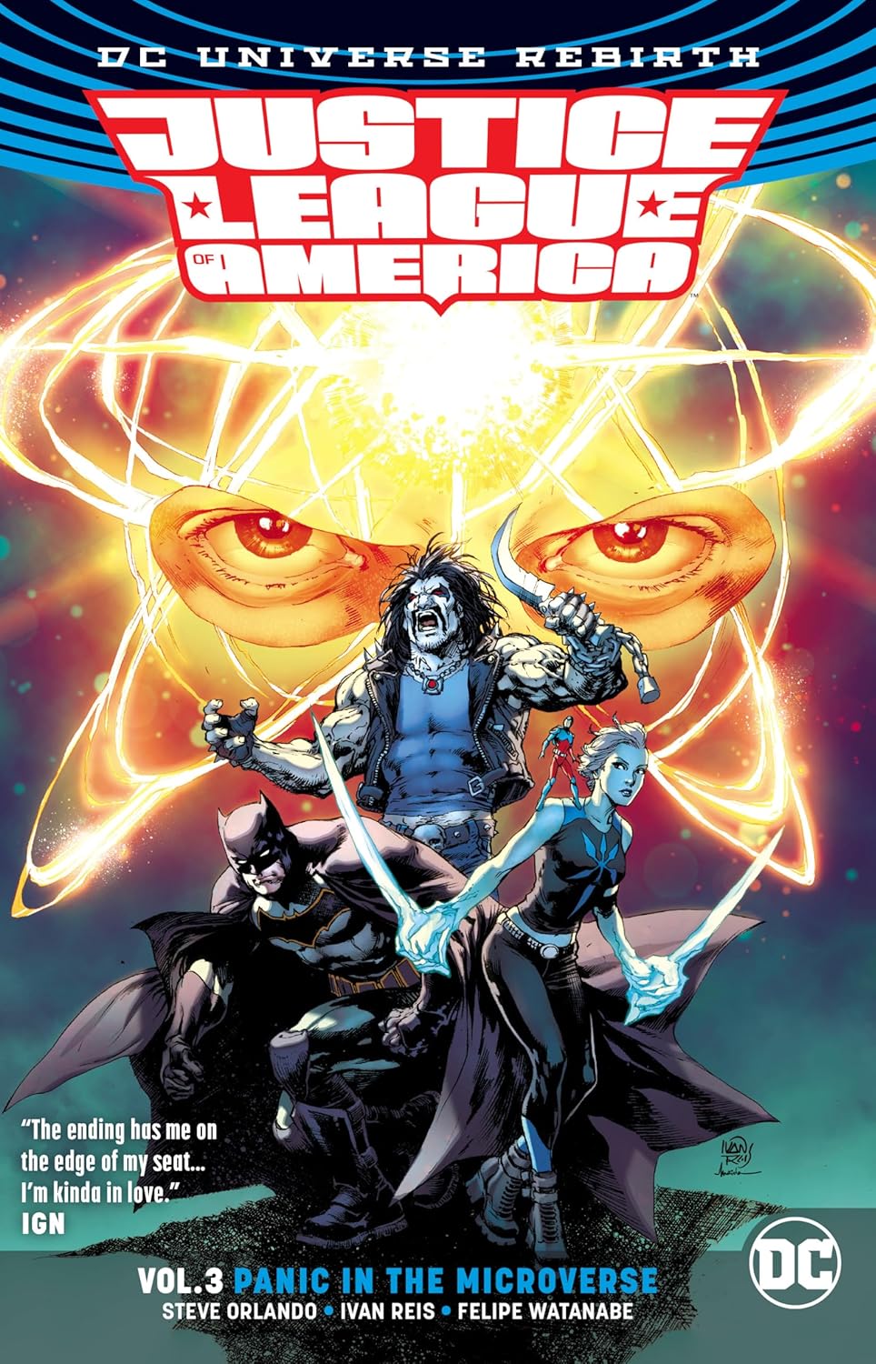 Justice League of America Vol. 3: Panic in the Microverse (Rebirth) (Justice League of America: DC Universe Rebirth) (DC Comics)
Justice League of America Vol. 3: Panic in the Microverse (Rebirth) (Justice League of America: DC Universe Rebirth) (DC Comics)