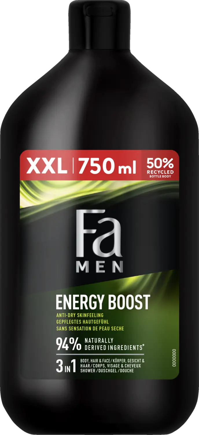 Гель для душа Fa Men Duschgel Sport Energy Boost XXL
Гель для душа Fa Men Duschgel Sport Energy Boost XXL