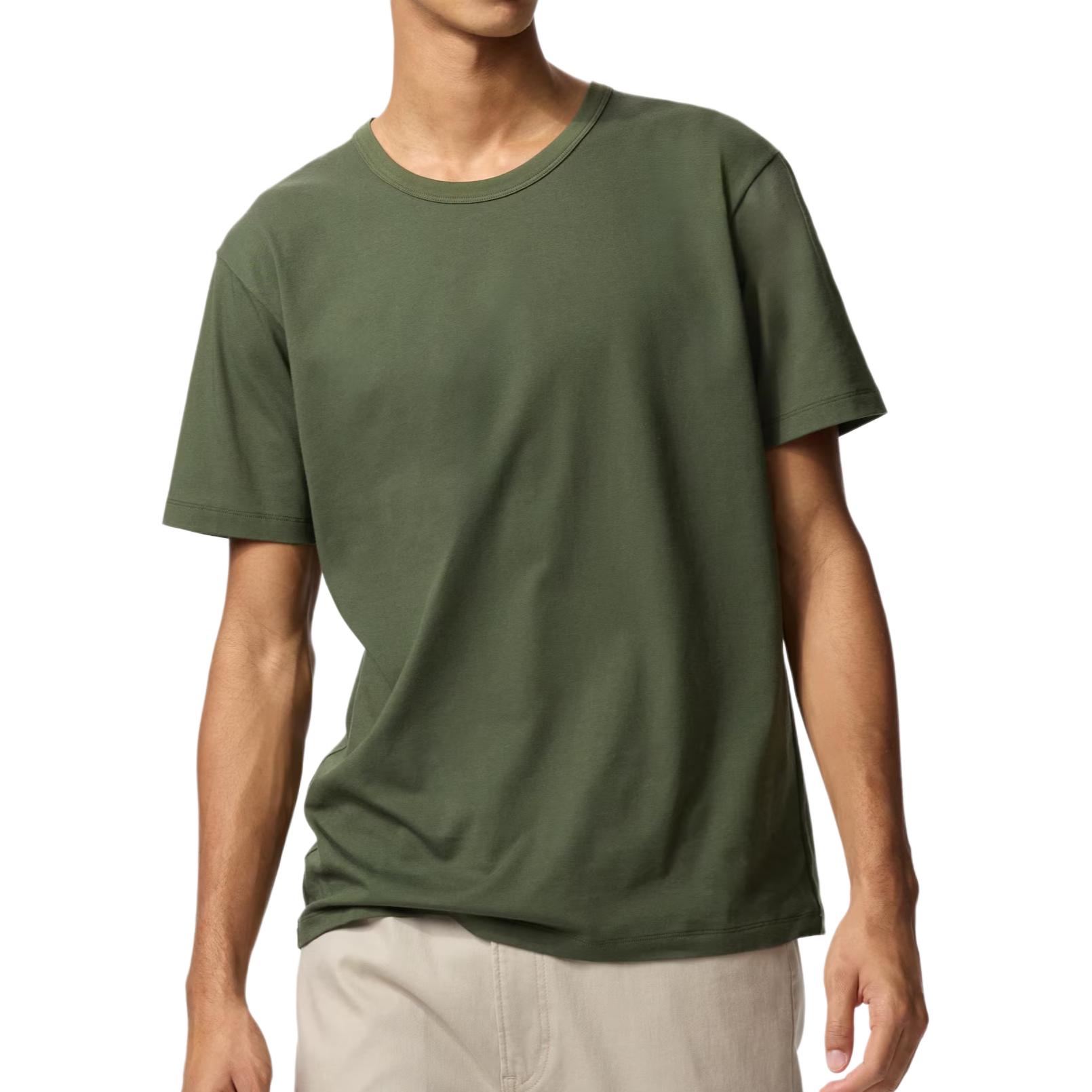 UNIQLO Футболка мужская оливково-зеленая
UNIQLO Футболка мужская оливково-зеленая