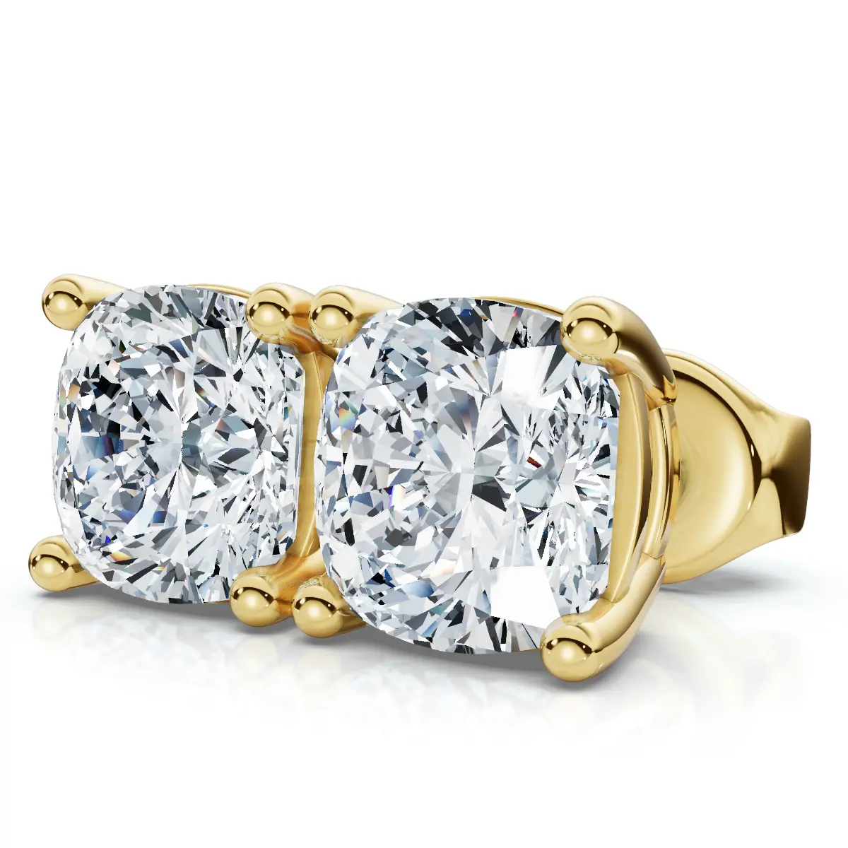 2-каратные бриллиантовые серьги-гвоздики TW Cushion из 14-каратного золота, выращенные в лаборатории Pompeii2, 14K Yellow Gold
2-каратные бриллиантовые серьги-гвоздики TW Cushion из 14-каратного золота, выращенные в лаборатории Pompeii2, 14K Yellow Gold