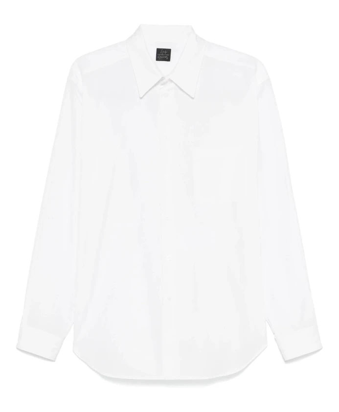 Белая хлопковая рубашка в минималистичном дизайне Yohji Yamamoto, белый
Белая хлопковая рубашка в минималистичном дизайне Yohji Yamamoto, белый