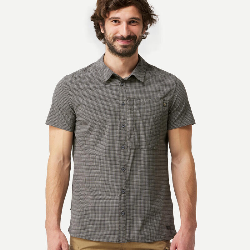 Мужская рубашка Forclaz, цвет carbon grey/dark grey
Мужская рубашка Forclaz, цвет carbon grey/dark grey
