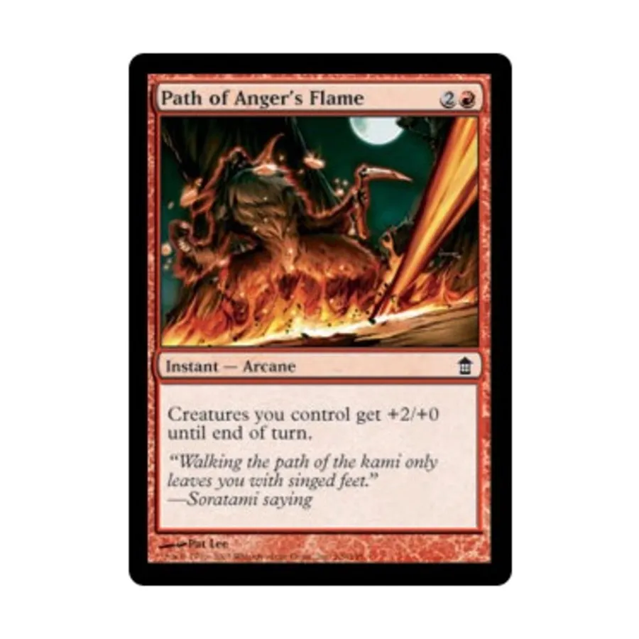 CCG Путь Пламени Гнева (С) (Фольга), MTG - Saviors of Kamigawa
CCG Путь Пламени Гнева (С) (Фольга), MTG - Saviors of Kamigawa