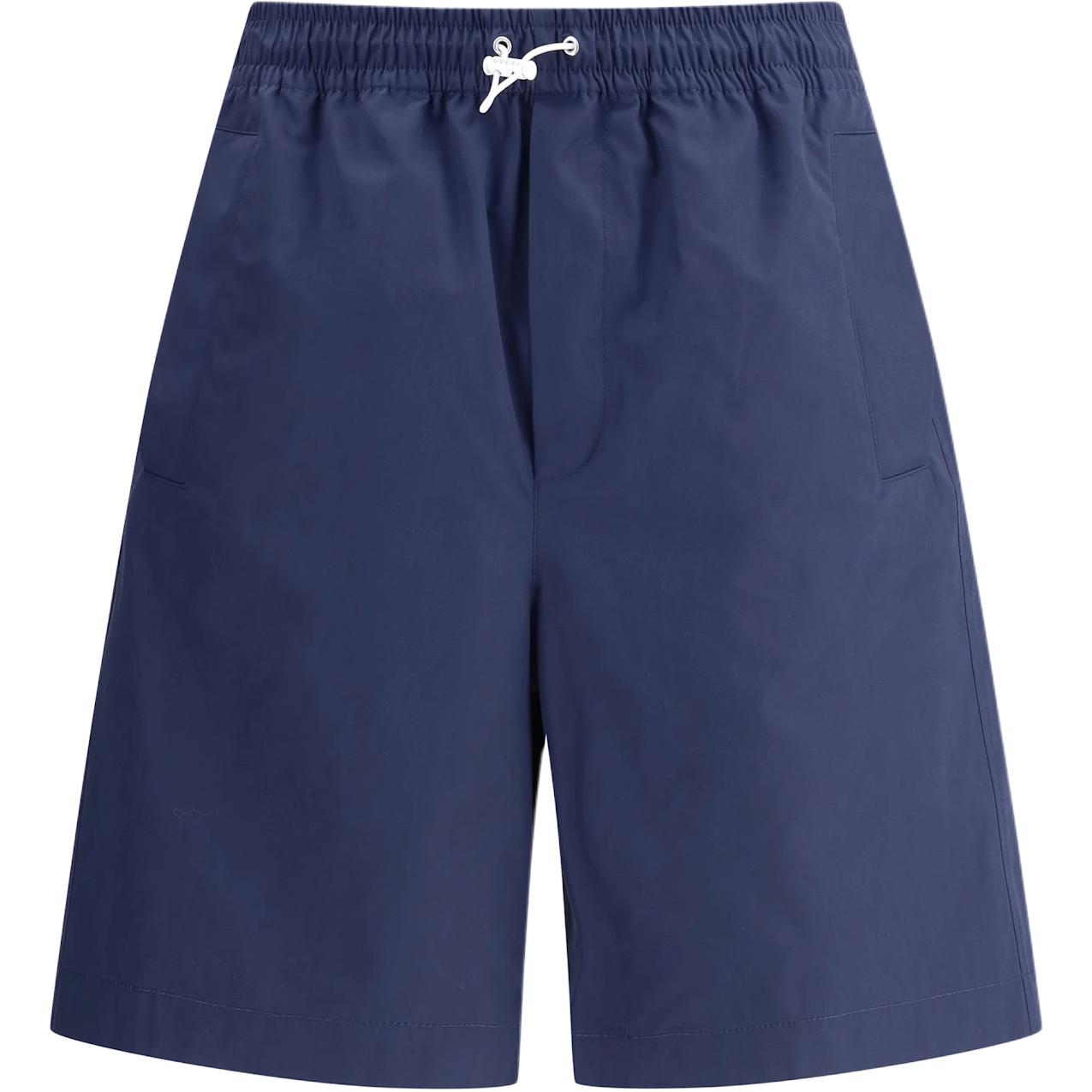 Шорты поплин на шнурке GUCCI, синий
Шорты поплин на шнурке GUCCI, синий