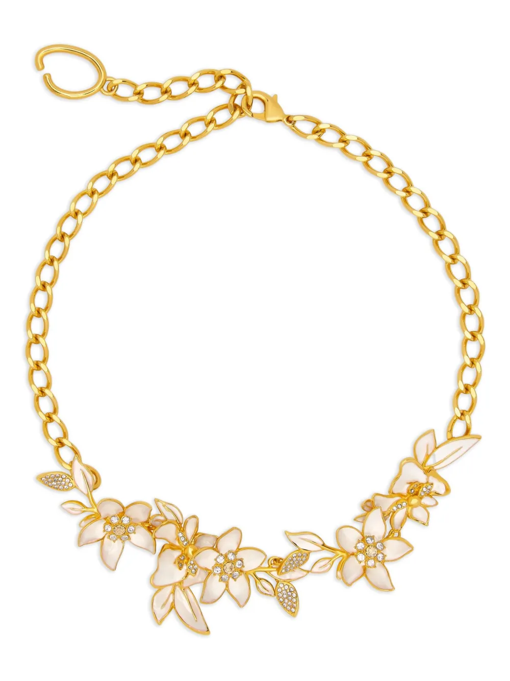 Цепочное колье с кристаллами Oscar de la Renta, золотой
Цепочное колье с кристаллами Oscar de la Renta, золотой