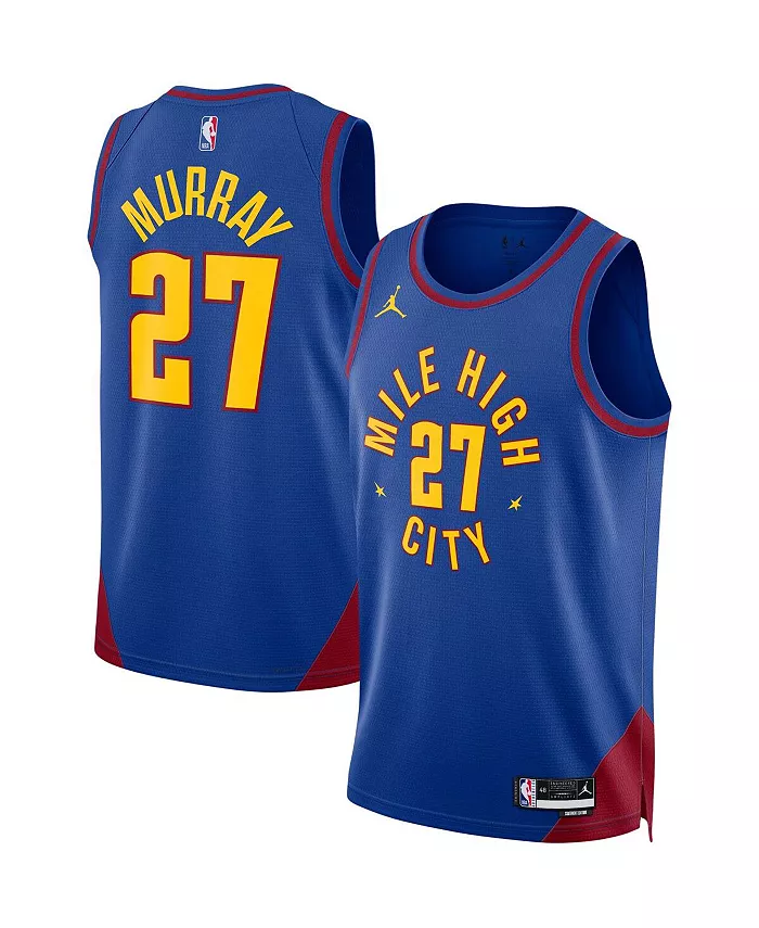 Мужская баскетбольная майка Jamal Murray Denver Nuggets 2022/23 Statement Edition Swingman синего цвета Jordan
Мужская баскетбольная майка Jamal Murray Denver Nuggets 2022/23 Statement Edition Swingman синего цвета Jordan