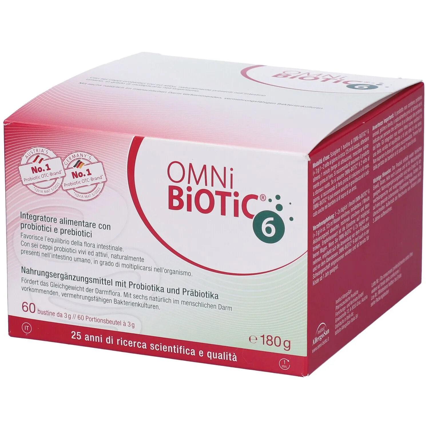 Omni Biotic 6 Порошок 60 пакетиков по 3 г
Omni Biotic 6 Порошок 60 пакетиков по 3 г