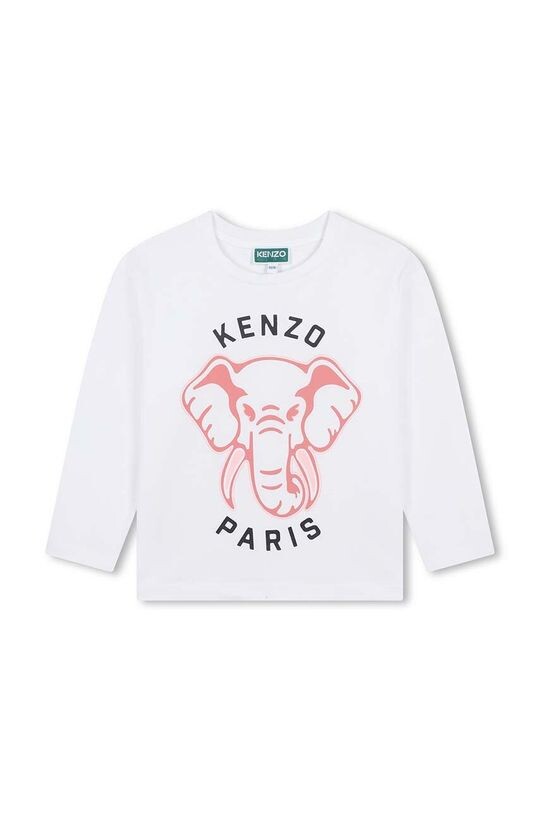 Детская хлопковая рубашка с длинным рукавом Kenzo, белый
Детская хлопковая рубашка с длинным рукавом Kenzo, белый