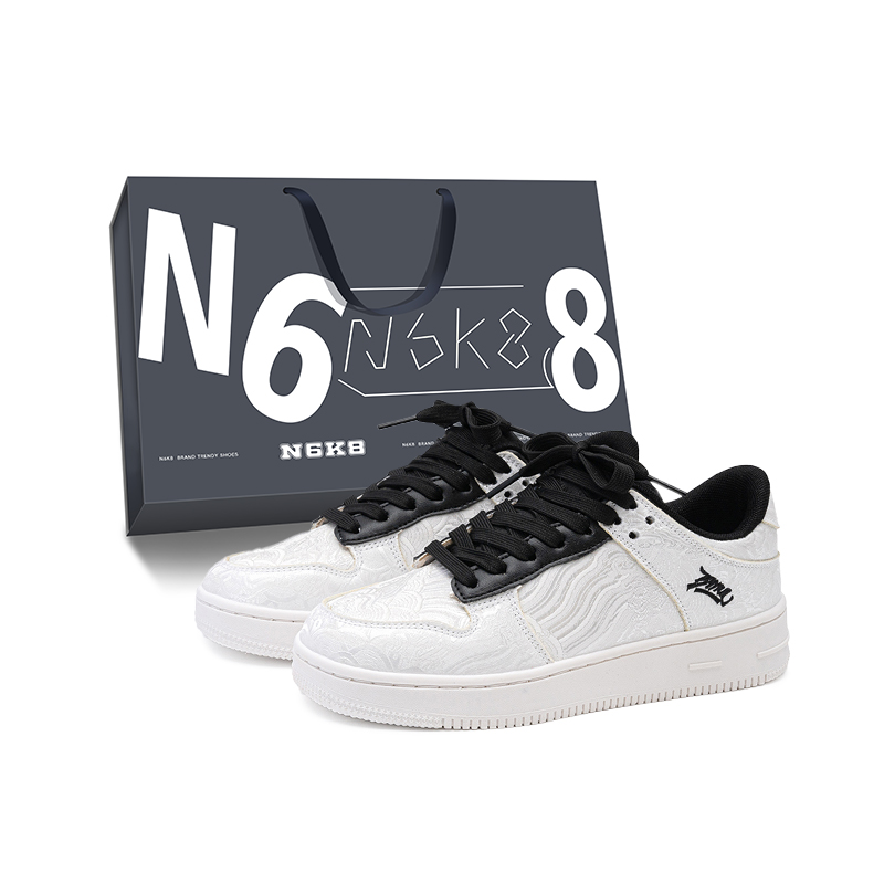 N6K8 Скользоустойчивые износостойкие легкие лоу-топ скейтборд кроссовки унисекс белые, цвет White
N6K8 Скользоустойчивые износостойкие легкие лоу-топ скейтборд кроссовки унисекс белые, цвет White