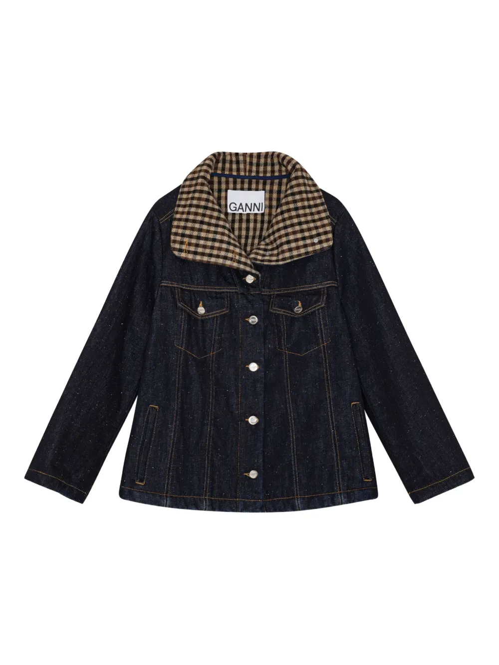 Джинсовая куртка GANNI, синий
Джинсовая куртка GANNI, синий