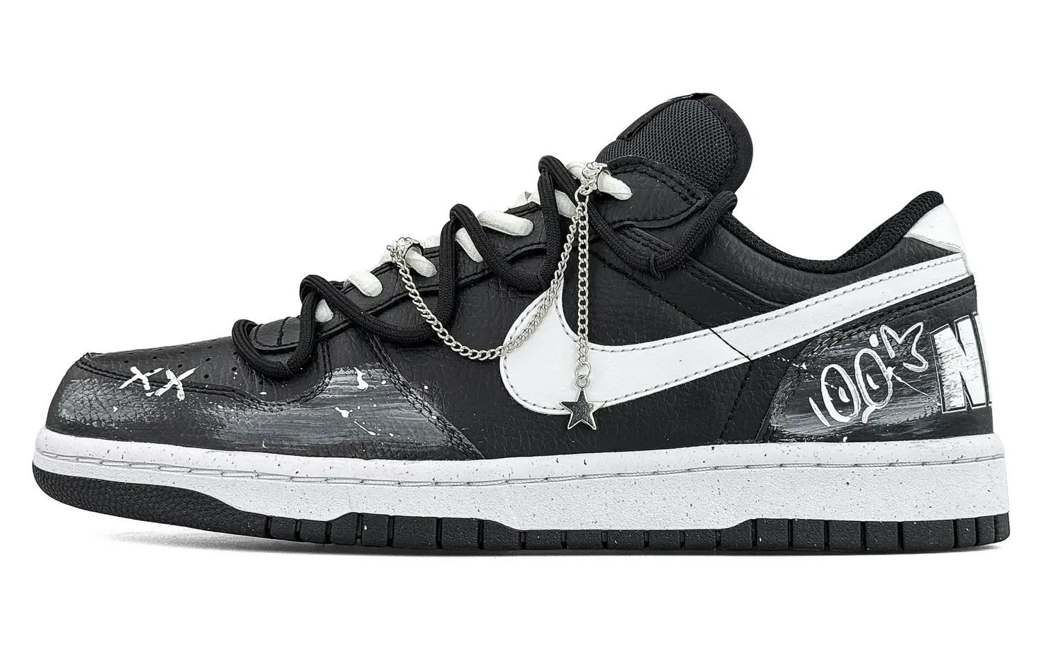 Nike Кроссовки Big Low top Skateboard для мужчин, черно-белые
Nike Кроссовки Big Low top Skateboard для мужчин, черно-белые