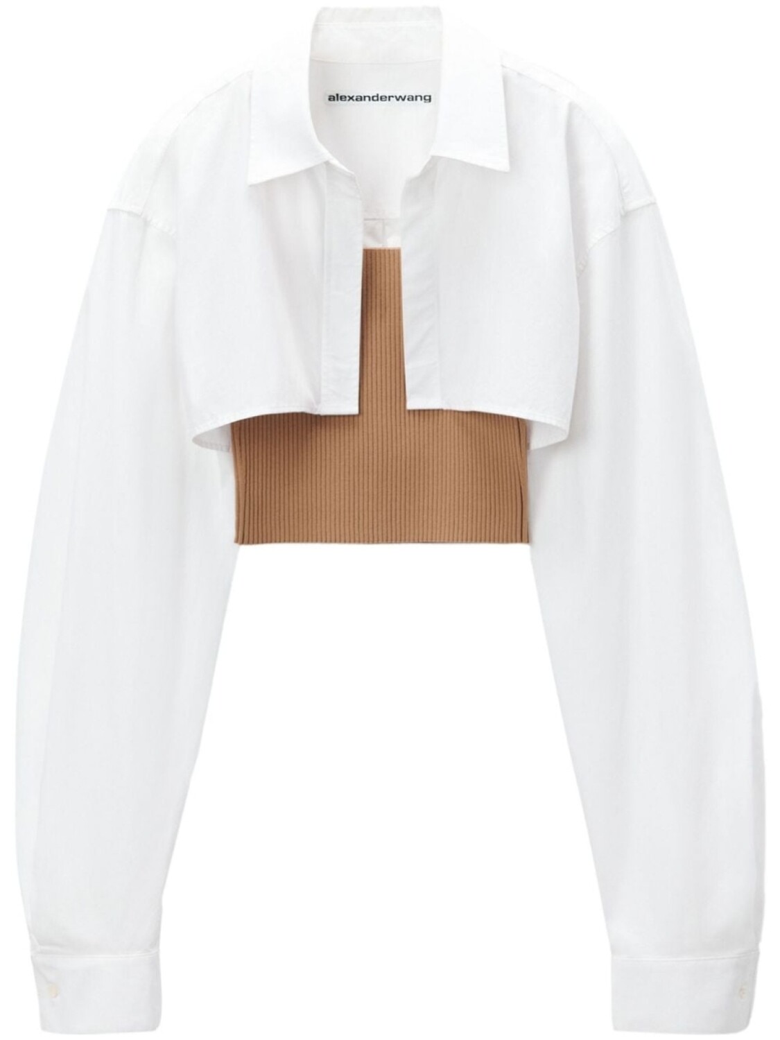Alexander Wang комплект Pre-styled из топа и рубашки, белый
Alexander Wang комплект Pre-styled из топа и рубашки, белый
