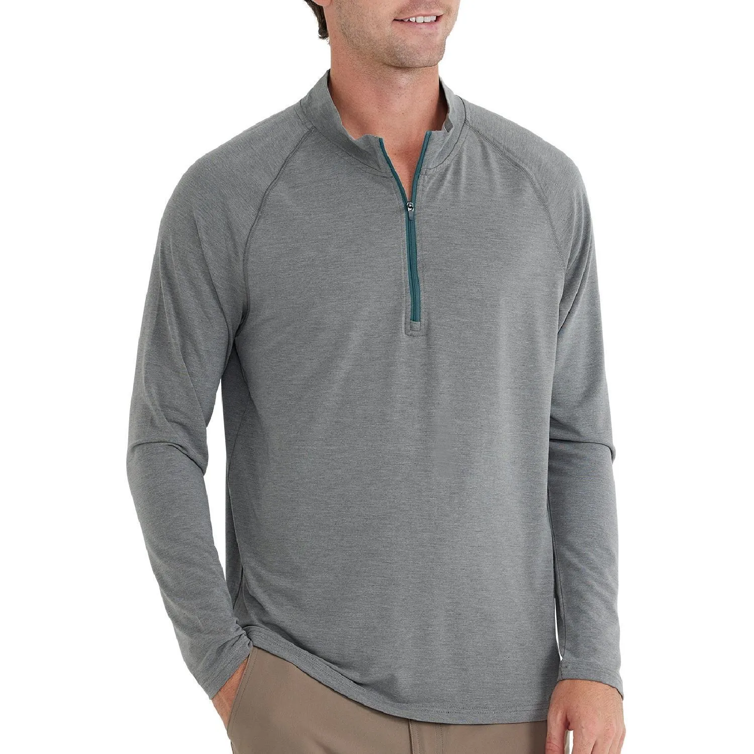 Мужской пуловер с молнией Flex Quarter-Zip Free Fly, Heather Graphite
Мужской пуловер с молнией Flex Quarter-Zip Free Fly, Heather Graphite