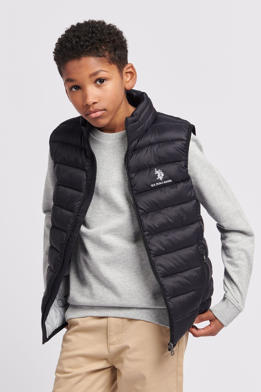 Стеганый жилет для мальчиков U.S. Polo Assn, черный
Стеганый жилет для мальчиков U.S. Polo Assn, черный