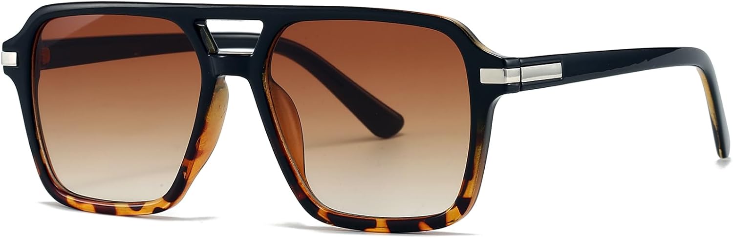 Солнцезащитные очки-авиаторы AIEYEZO квадратной формы для женщин и мужчин, модные ретро-очки квадратной формы, классические очки-авиаторы, Black Leopard/Brown Gradient
Солнцезащитные очки-авиаторы AIEYEZO квадратной формы для женщин и мужчин, модные ретро-очки квадратной формы, классические очки-авиаторы, Black Leopard/Brown Gradient