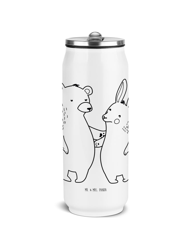 Mr. & Mrs. Panda Бутылка для напитков, на которой изображены медведь и кролик, обнимающие друг друга, без надписи, белого цвета
Mr. & Mrs. Panda Бутылка для напитков, на которой изображены медведь и кролик, обнимающие друг друга, без надписи, белого цвета
