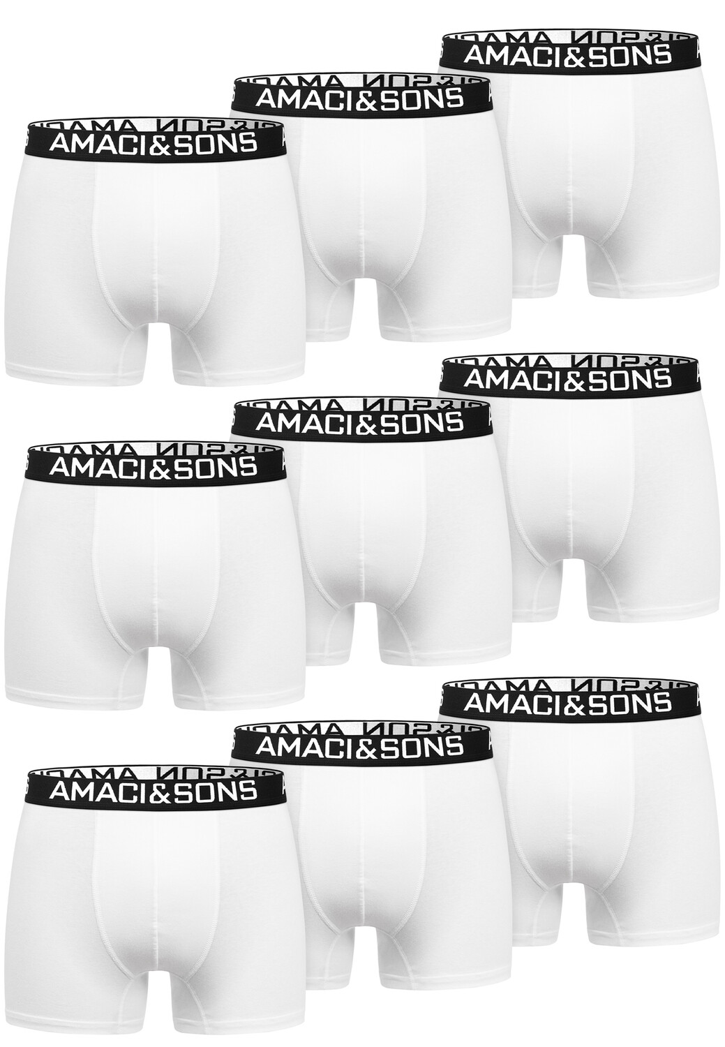 Боксеры Amaci&Sons 9 шт, белый
Боксеры Amaci&Sons 9 шт, белый