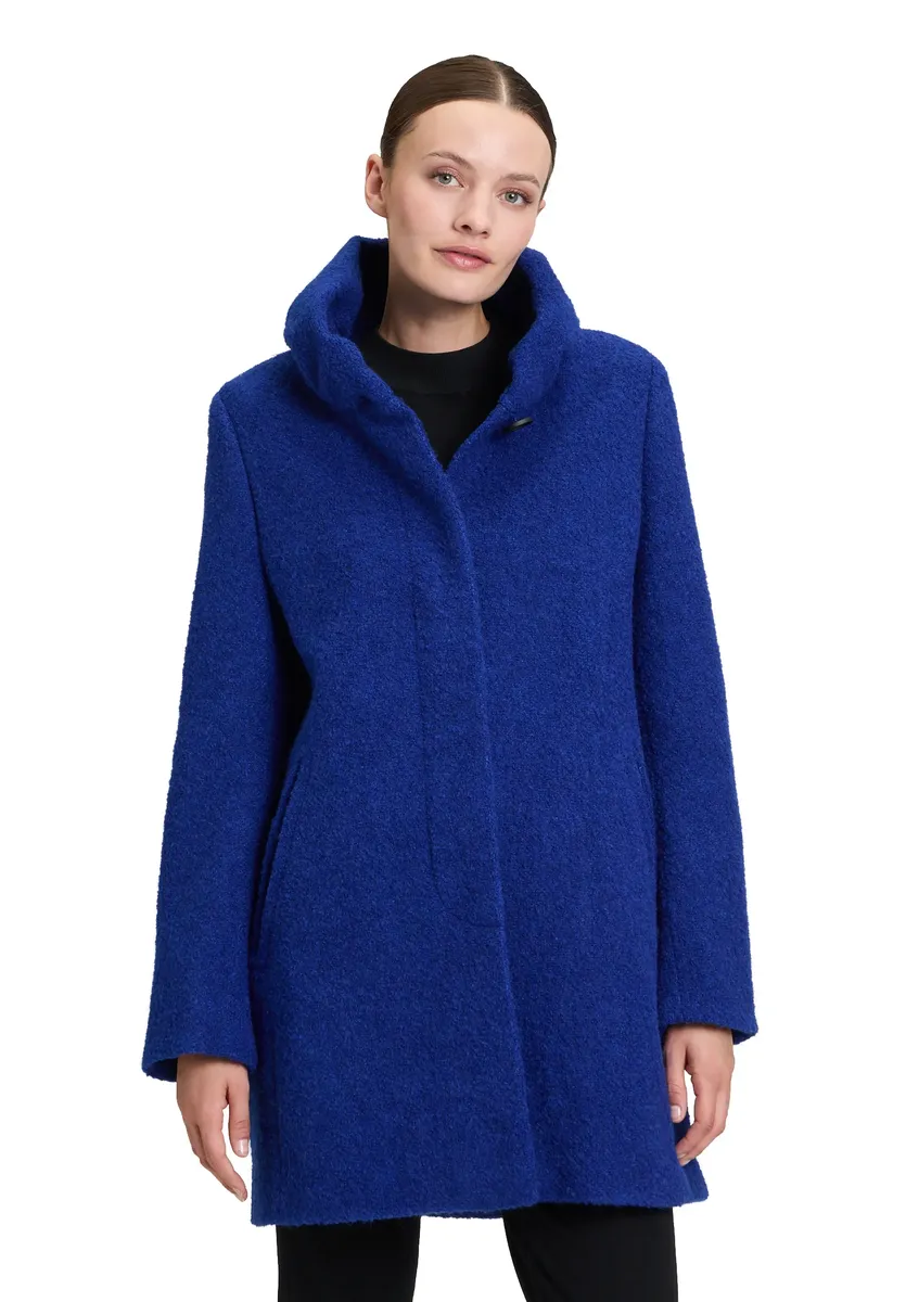 Шерстяное пальто Gil Bret с воротником стойкой, синий
Шерстяное пальто Gil Bret с воротником стойкой, синий