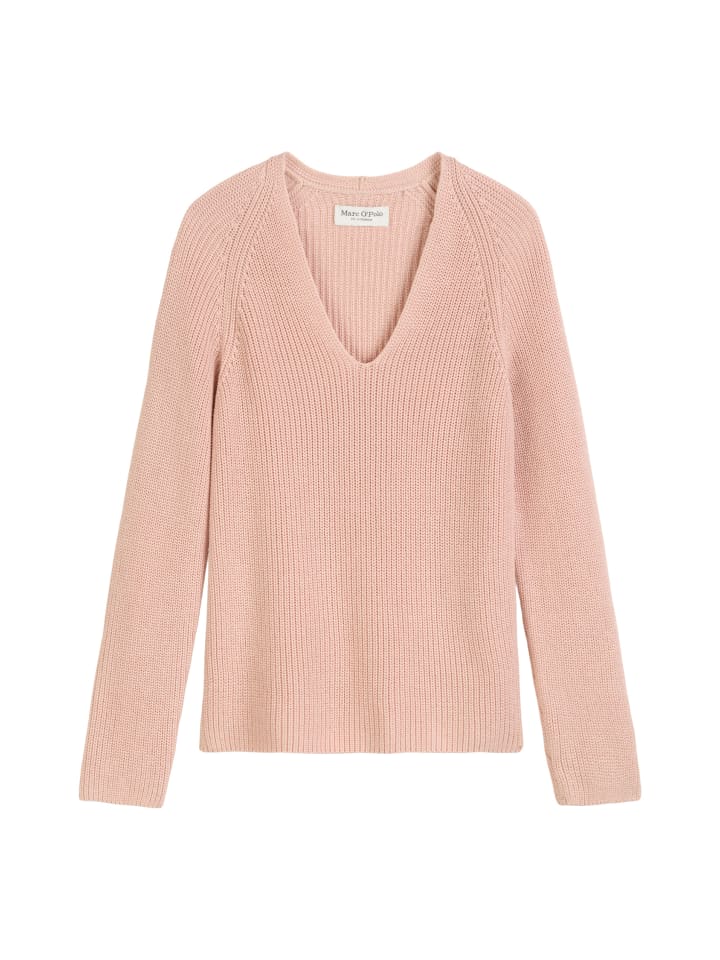 Marc O'Polo Вязаный свитер с V-образным вырезом, свободного кроя, пастельно-розового цвета
Marc O'Polo Вязаный свитер с V-образным вырезом, свободного кроя, пастельно-розового цвета