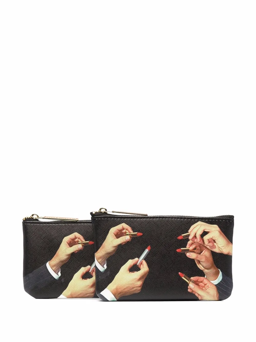 Кошелек с графичным принтом Seletti, черный
Кошелек с графичным принтом Seletti, черный