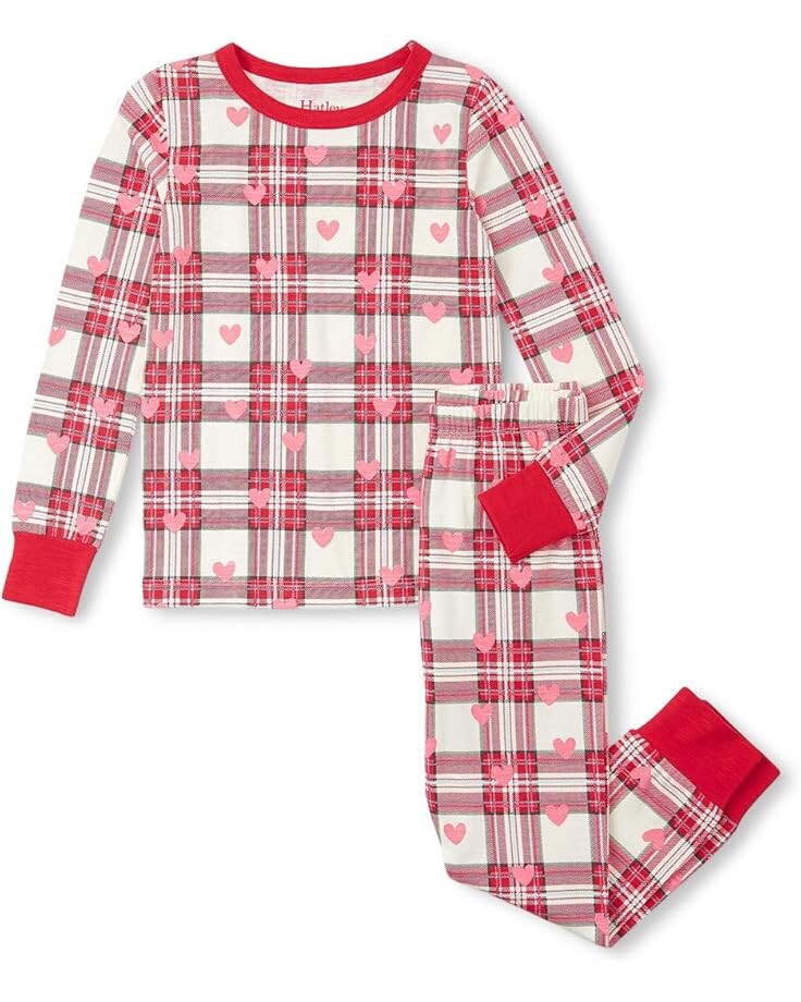 Пижама Hatley Kids Hearts Plaid Stretch Cotton Pajama Set, цвет Natural
Пижама Hatley Kids Hearts Plaid Stretch Cotton Pajama Set, цвет Natural