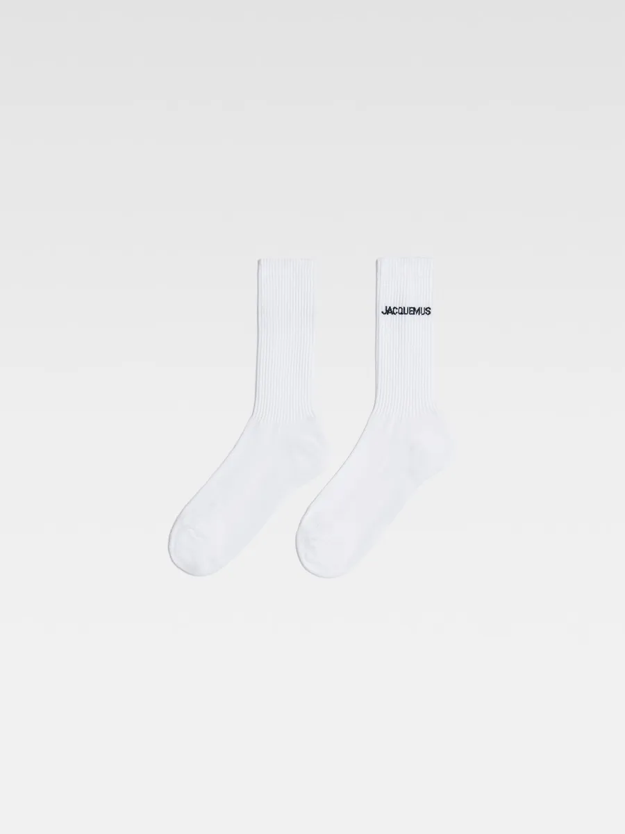 Носки в рубчик Les chaussettes Жакмюс Jacquemus, белый
Носки в рубчик Les chaussettes Жакмюс Jacquemus, белый