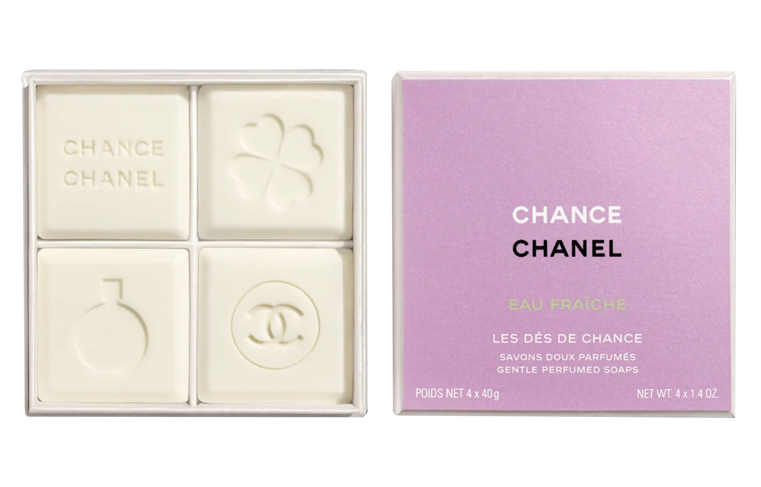 Ароматное мыло Encounter Fresh для очищения и свежести 40г*4 CHANEL
Ароматное мыло Encounter Fresh для очищения и свежести 40г*4 CHANEL