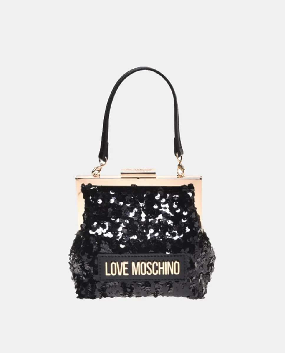 Мини-сумка с съемным ремнем Love Moschino, черный
Мини-сумка с съемным ремнем Love Moschino, черный