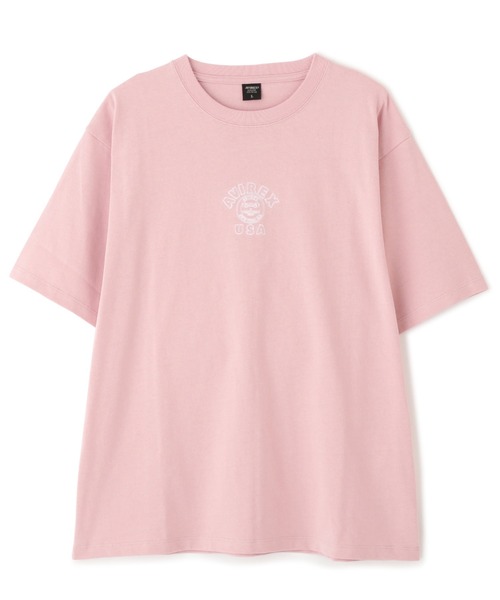 Футболка с коротким рукавом, с вышитым логотипом, бренд Avirex, цвет розовый
Футболка с коротким рукавом, с вышитым логотипом, бренд Avirex, цвет розовый