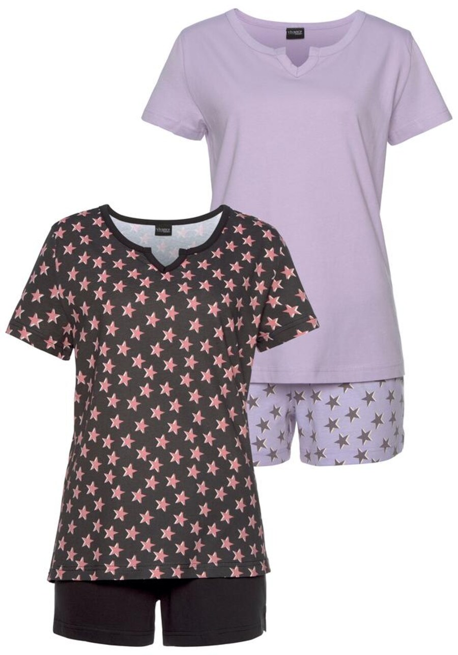 Короткий пижамный комплект VIVANCE, Mixed colors
Короткий пижамный комплект VIVANCE, Mixed colors