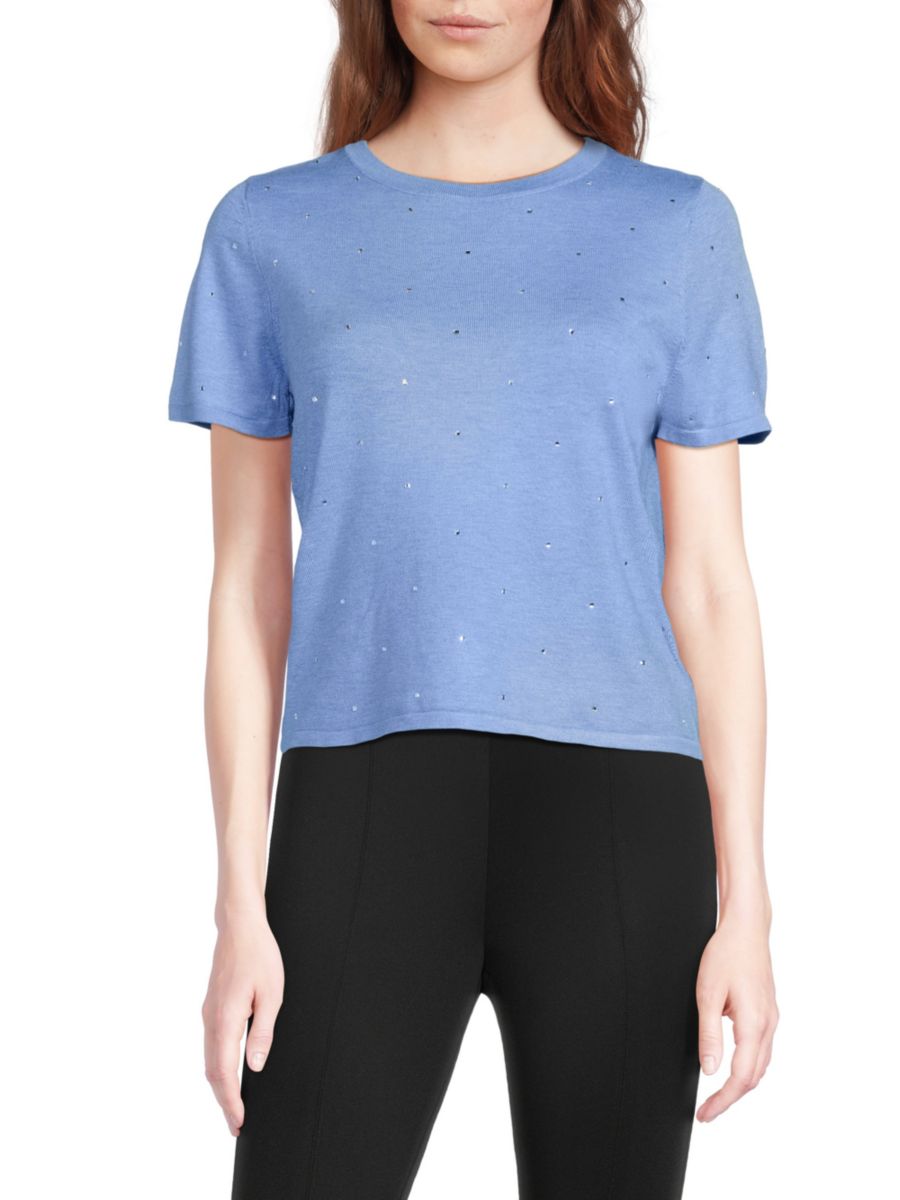 Украшенная футболка DKNY, цвет Bluebell Heather
Украшенная футболка DKNY, цвет Bluebell Heather