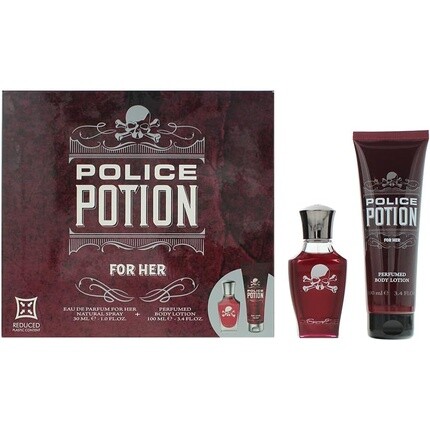 Подарочный набор Police Potion For Her Eau de Parfum 30 мл Лосьон для тела 100 мл
Подарочный набор Police Potion For Her Eau de Parfum 30 мл Лосьон для тела 100 мл