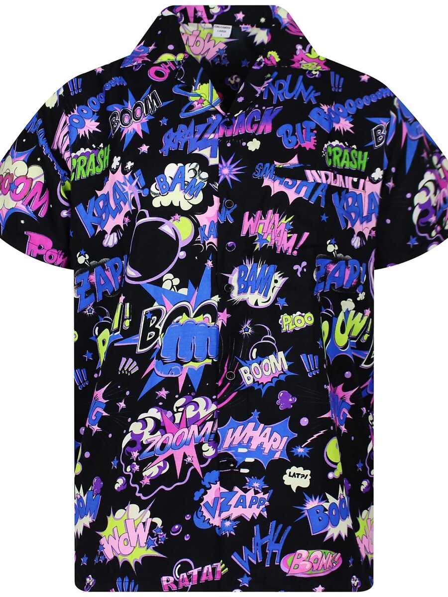 Рубашка King Kameha Boom Bang, фиолетовый
Рубашка King Kameha Boom Bang, фиолетовый