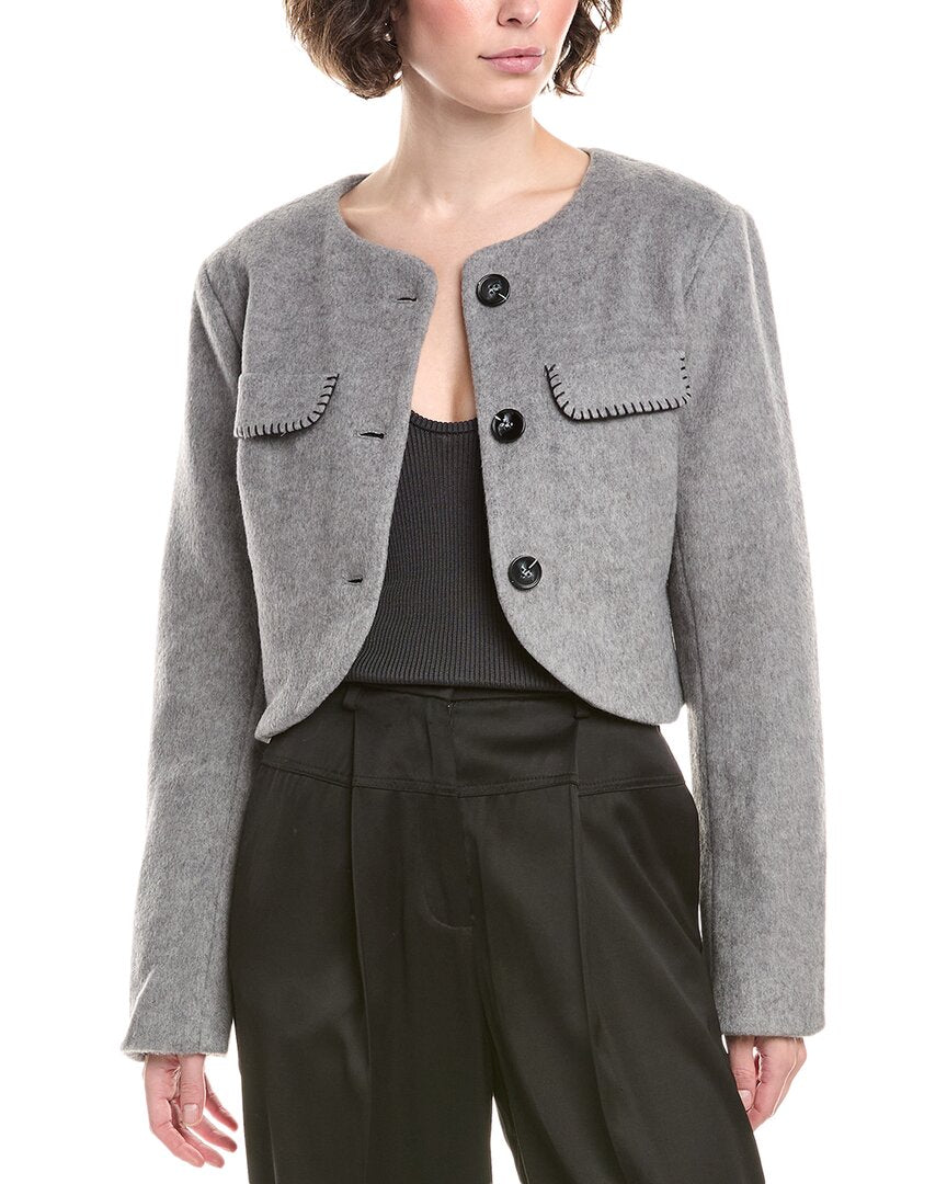 Четвертый и безрассудный Мейбл шерстяной кардиган 4th & Reckless, серый
Четвертый и безрассудный Мейбл шерстяной кардиган 4th & Reckless, серый