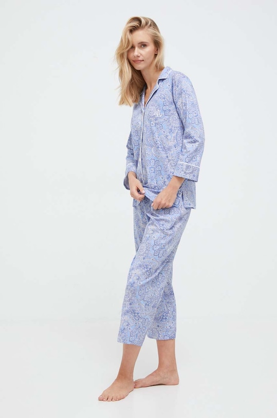 Хлопковая пижама Lauren Ralph Lauren, синий
Хлопковая пижама Lauren Ralph Lauren, синий