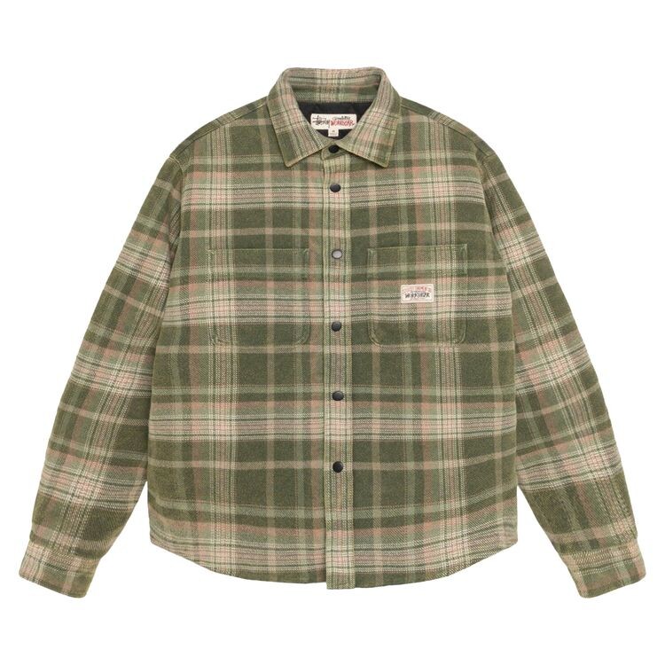 Рубашка Stussy Heavy Washed Plaid Long-Sleeve Shirt Green, зеленый
Рубашка Stussy Heavy Washed Plaid Long-Sleeve Shirt Green, зеленый