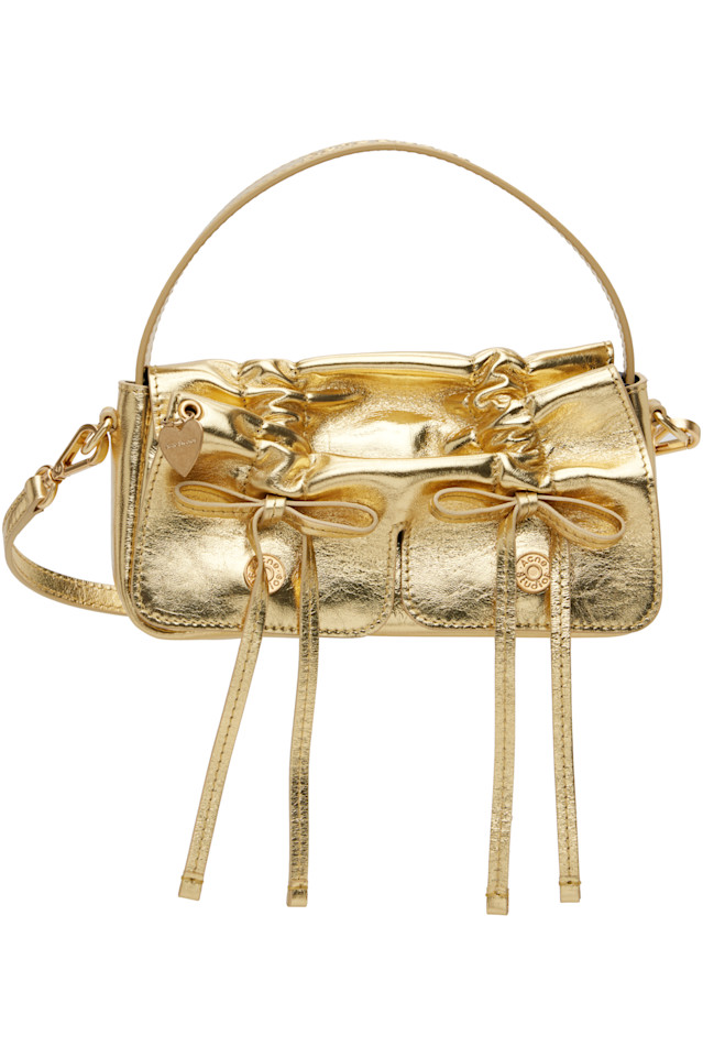 Многокарманная микросумка Acne Studios, золото
Многокарманная микросумка Acne Studios, золото