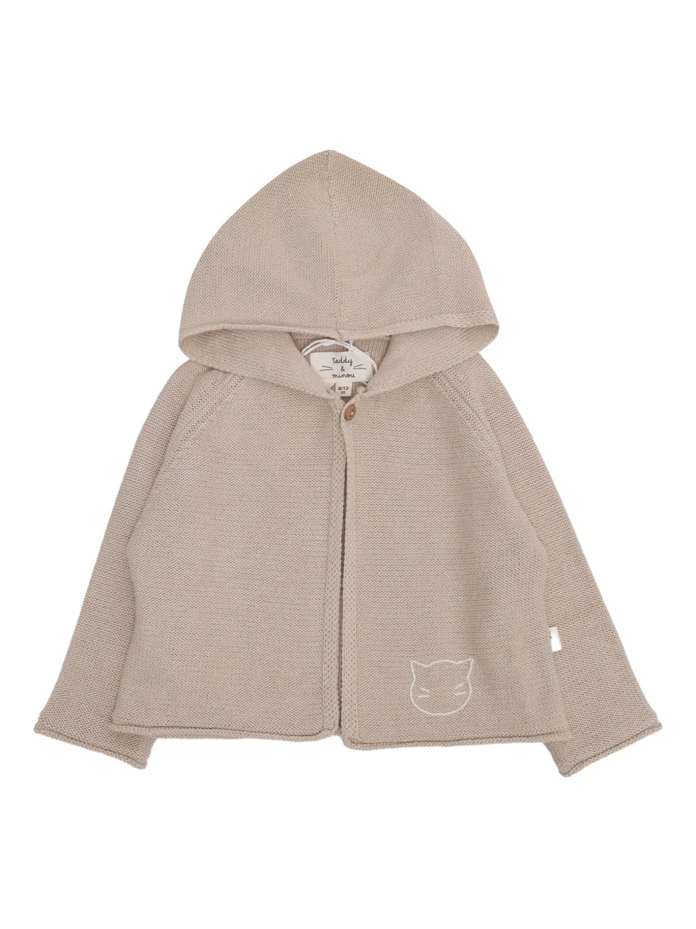 Кардиган с вышивкой TEDDY & MINOU, нейтральный
Кардиган с вышивкой TEDDY & MINOU, нейтральный