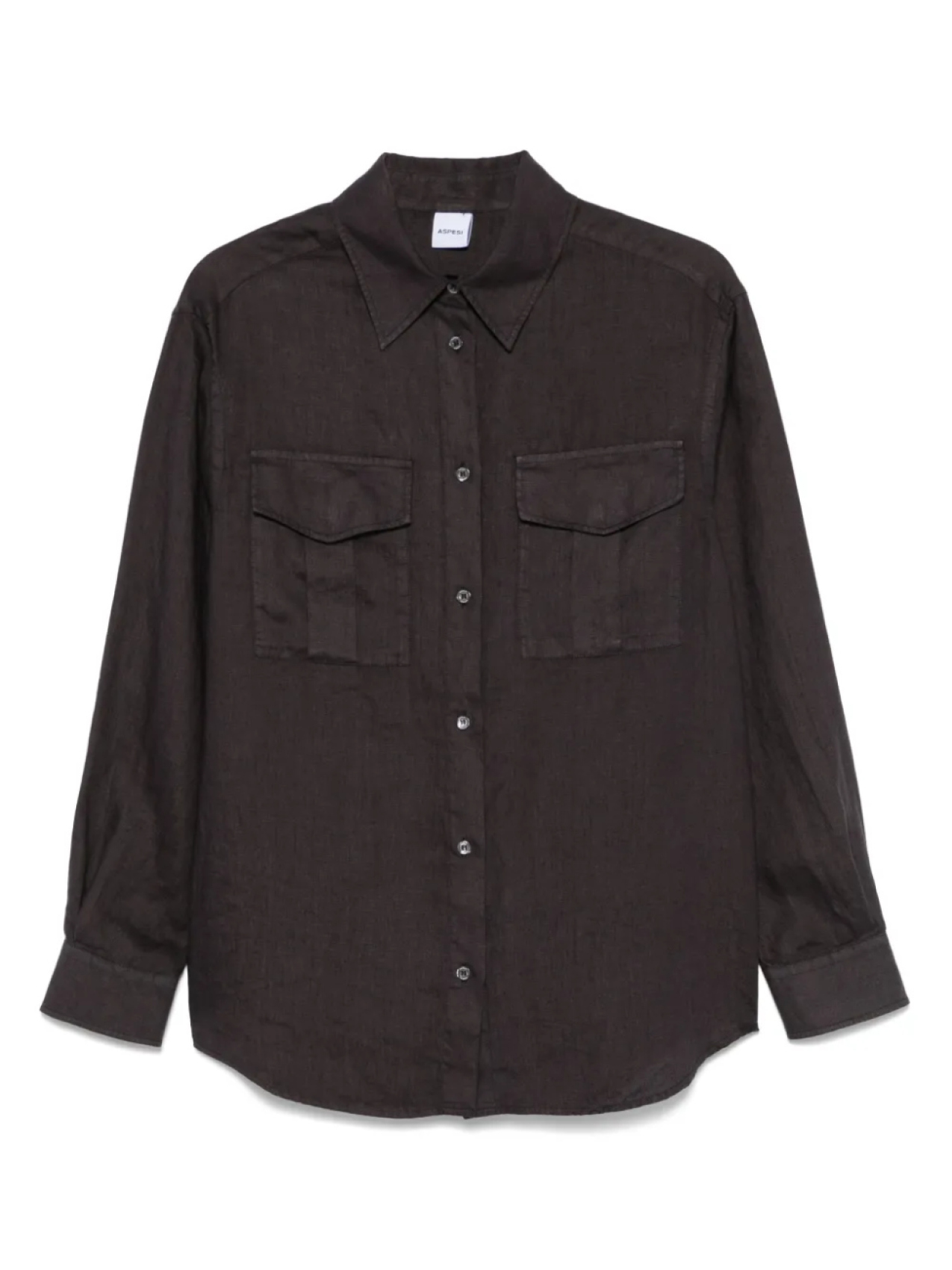 Льняная рубашка ASPESI, коричневый
Льняная рубашка ASPESI, коричневый