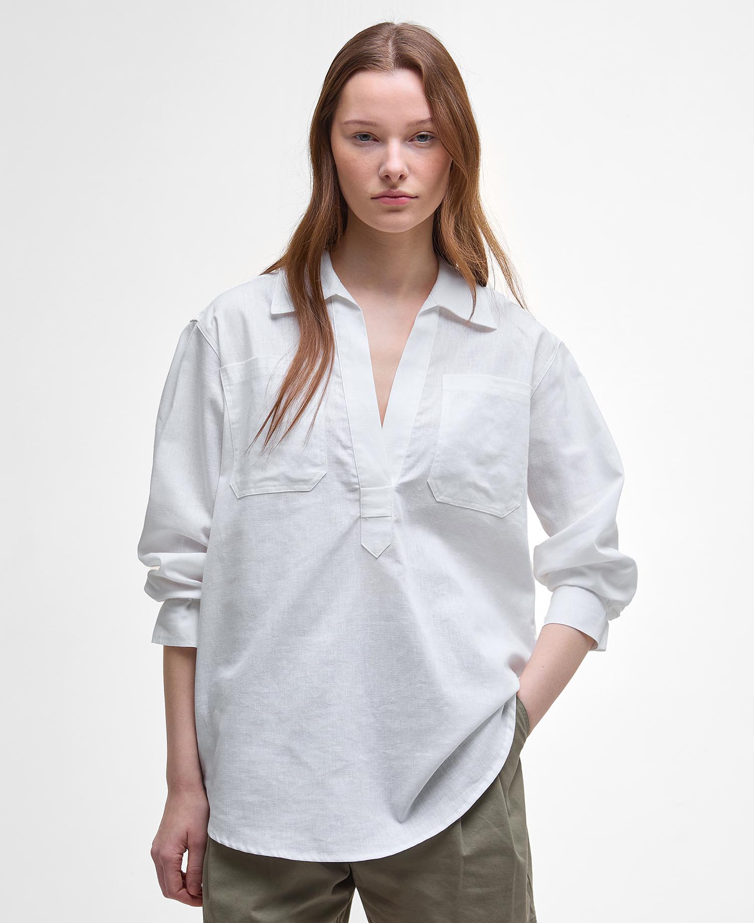 Рубашка Barbour Cecile Relaxed Tunic, белый
Рубашка Barbour Cecile Relaxed Tunic, белый