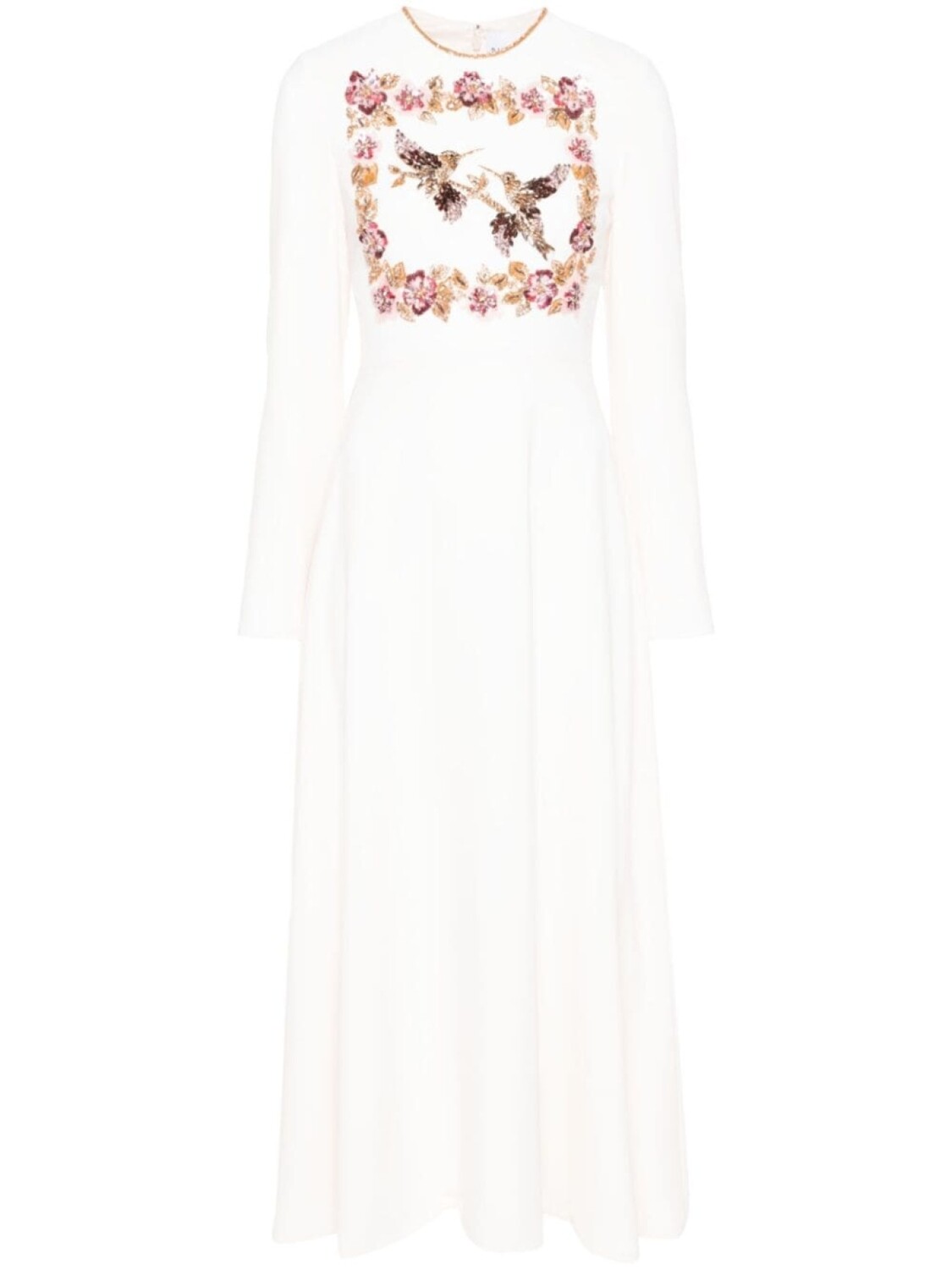 Dina Melwani платье макси с кристаллами, нейтральный цвет
Dina Melwani платье макси с кристаллами, нейтральный цвет