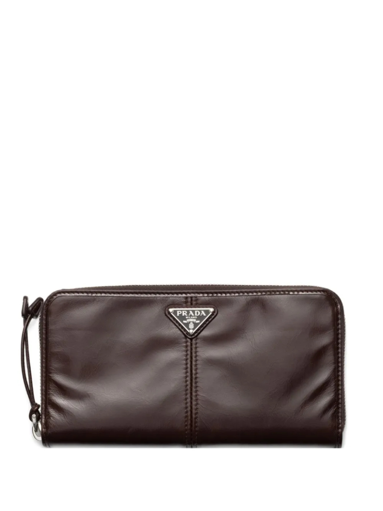 Prada складной бумажник, коричневый
Prada складной бумажник, коричневый