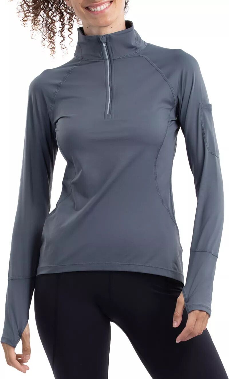 Женский солнцезащитный пуловер Bloquv с воротником-стойкой
Женский солнцезащитный пуловер Bloquv с воротником-стойкой