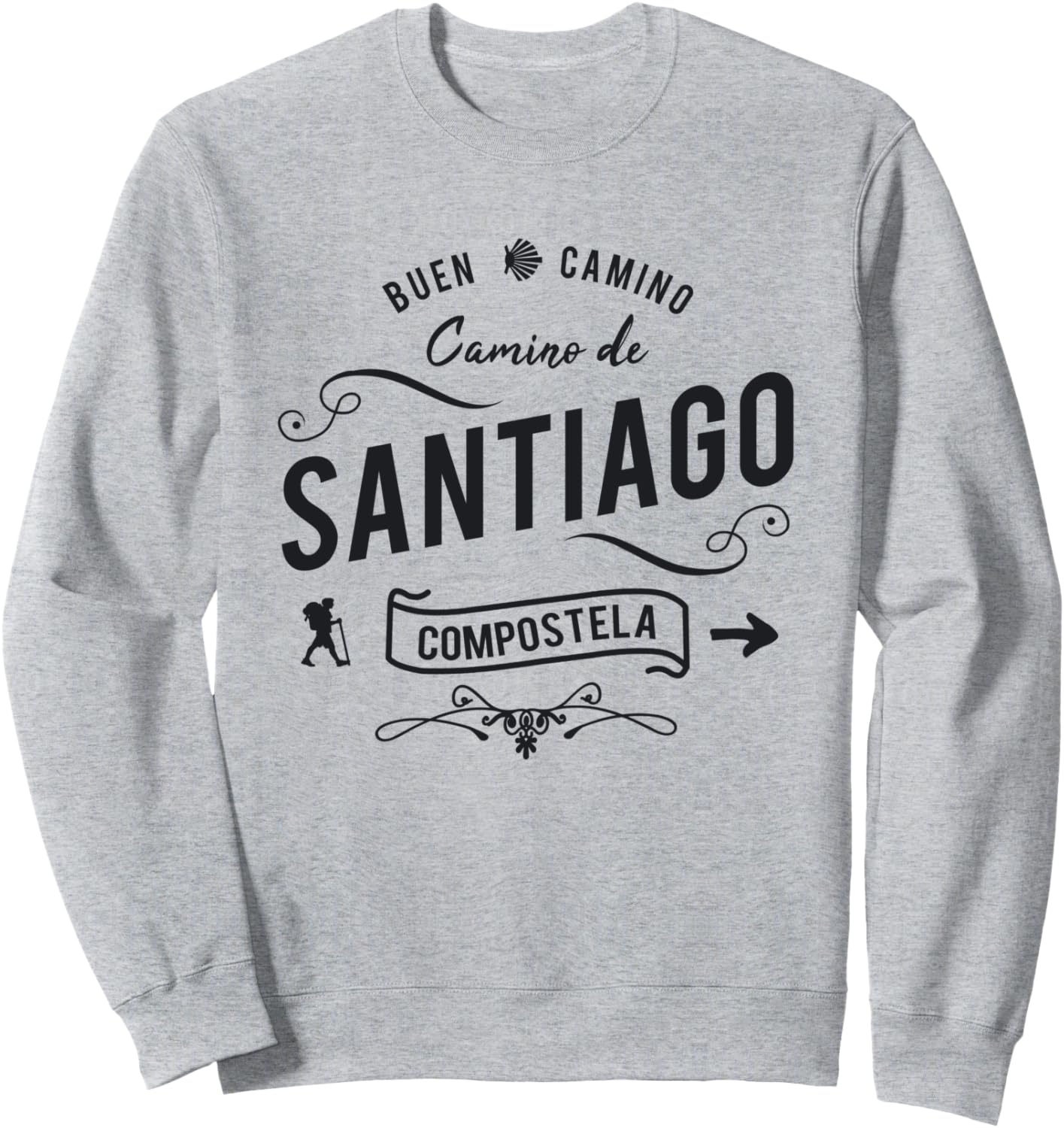 Нагрудный знак с компостером Камино де Сантьяго, толстовка с надписью «Мрачный поход по Сент-Джеймсскому пути» Hiking Camino De Santiago Tee Shirts, серый
Нагрудный знак с компостером Камино де Сантьяго, толстовка с надписью «Мрачный поход по Сент-Джеймсскому пути» Hiking Camino De Santiago Tee Shirts, серый