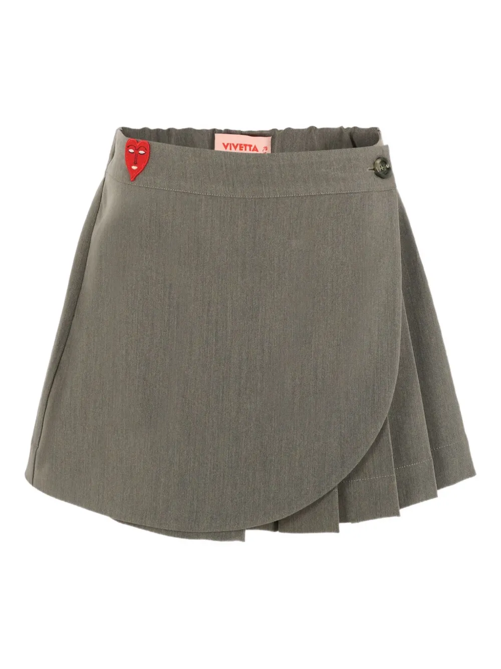 Плиссированная миди-юбка с аппликациями Vivetta, серый
Плиссированная миди-юбка с аппликациями Vivetta, серый