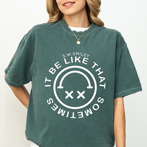 SWSmiley it be like that smiley face garment dyed футболка Simply Sage Market, Blue Spruce
SWSmiley it be like that smiley face garment dyed футболка Simply Sage Market, Blue Spruce