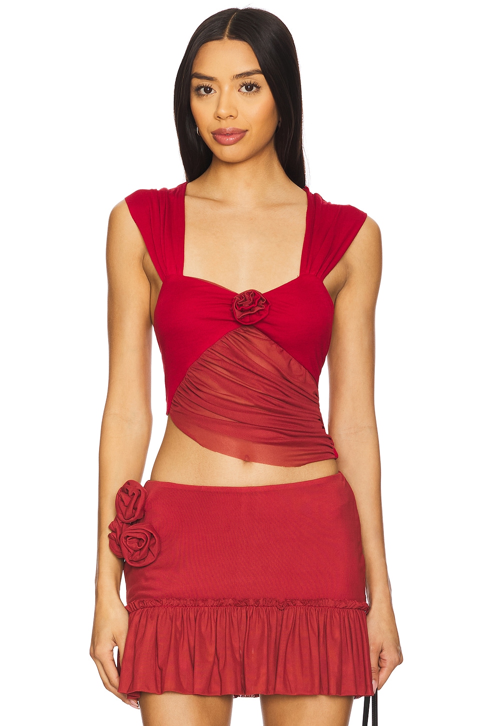 Топ с цветочным узором Zemeta, red
Топ с цветочным узором Zemeta, red