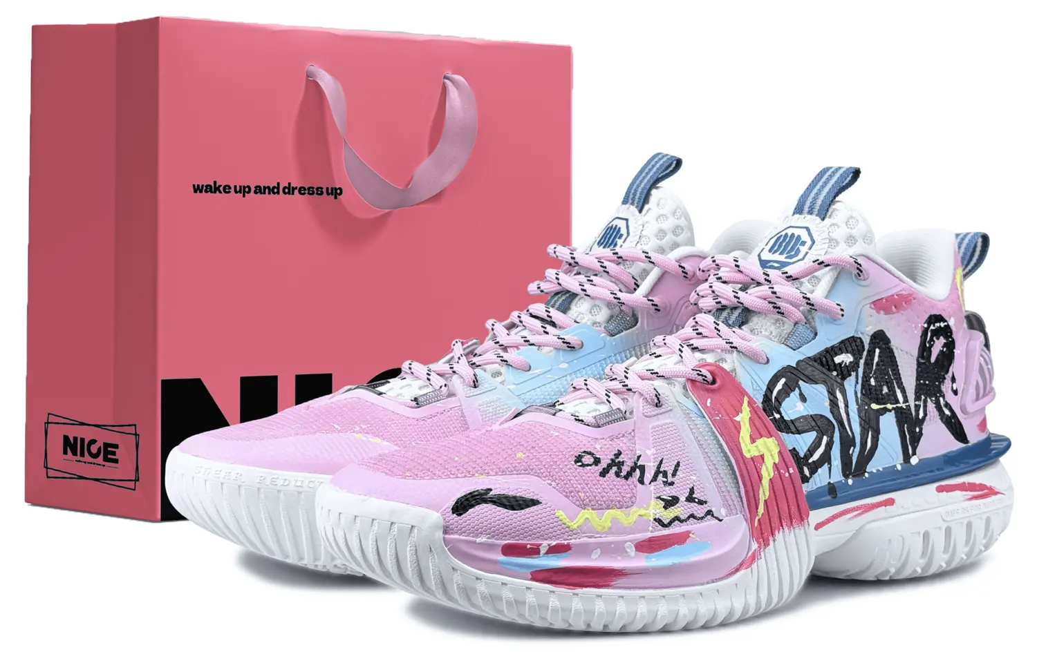 LINING Баскетбольные кроссовки Storm 2024 с низким верхом, противоскользящие, износостойкие, легкие, розовые, мужские
LINING Баскетбольные кроссовки Storm 2024 с низким верхом, противоскользящие, износостойкие, легкие, розовые, мужские